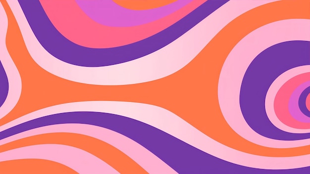 Colorful abstract background with wavy lines