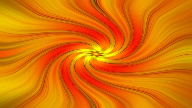 A colorful abstract background with a yellow and orange swirl pattern and a bird in the center