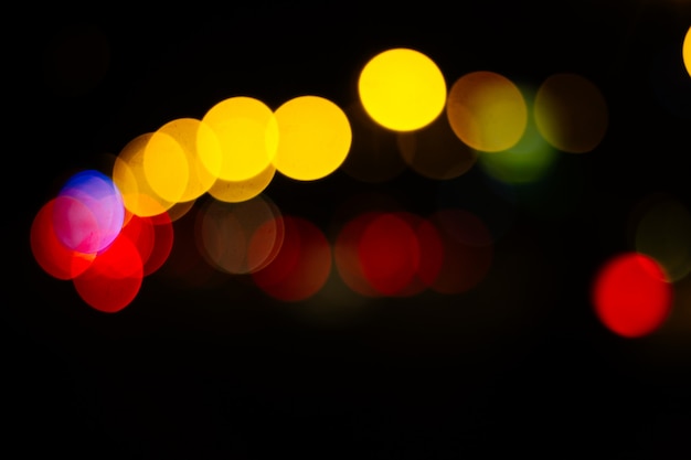 Photo colorful abstract bokeh background