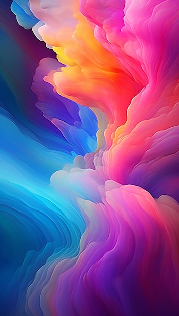 Colorful abstract colors vibrant liquid rainbow background texture