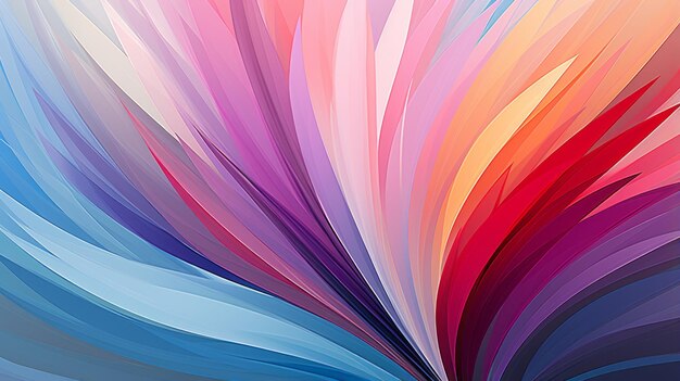 A colorful abstract design on a white background