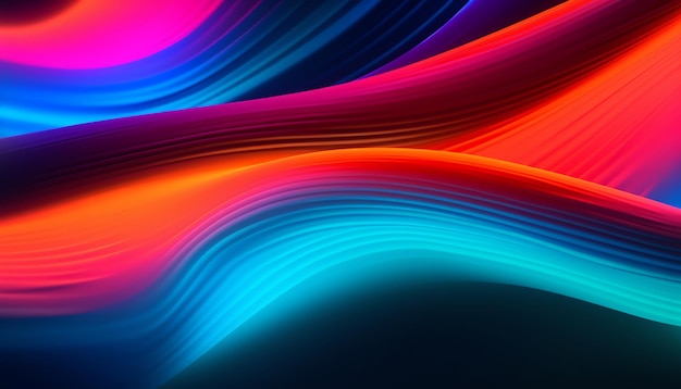 Colorful abstract dynamic background