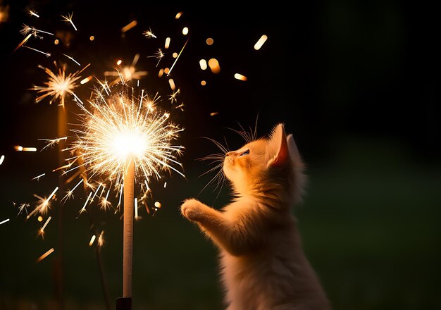 Foto fuochi d'artificio astratti colorati