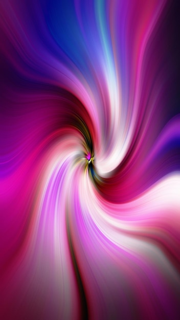 Photo a colorful abstract fractal with a spiral design in the center