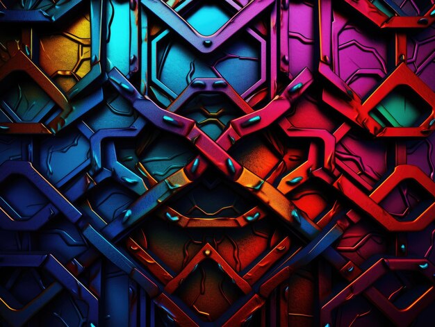 Colorful abstract geometric background design