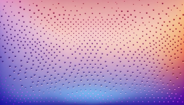 Colorful abstract geometric background with dot shapes pointillism style created with Generative AI technology