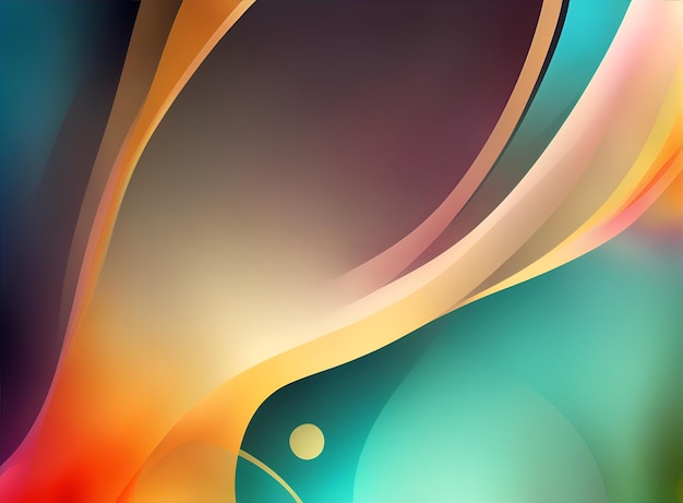 Colorful abstract gradient background ai generated