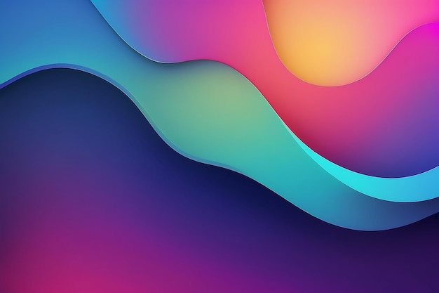 Colorful abstract gradient background