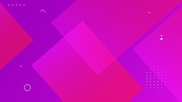 Colorful abstract gradient geometric square shapes on illustration backgrounda