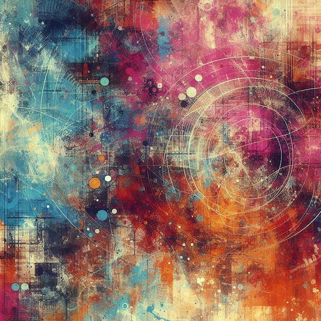 Colorful abstract grunge texture Background