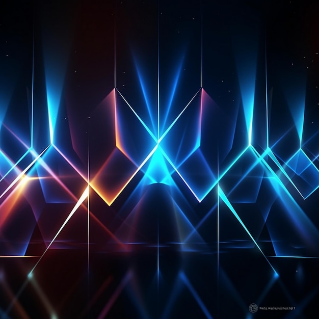 a colorful abstract image of a background with a star in the middle.