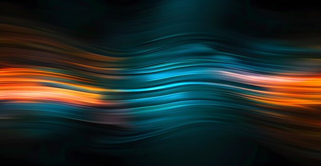 Foto un'immagine astratta colorata di uno sfondo sfocato con una luce colorata