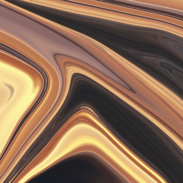 A colorful abstract image of a wavy pattern with the word gold on it.