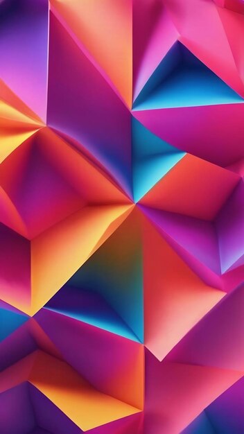 Colorful abstract liquid gradient geometric pattern gradient 3d