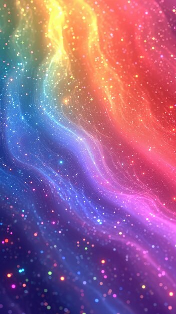 Colorful abstract liquid hazy rainbow multicolored background wallpaper