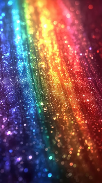 カラフルな抽象的な液体のかすんだ虹色とりどりの背景の壁紙