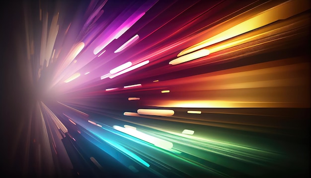 colorful abstract motion light background.