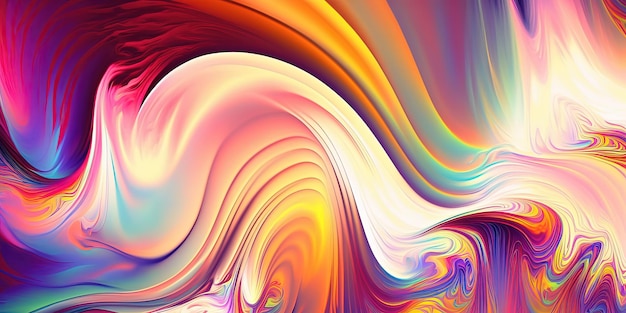 Colorful abstract oil painting stule Generative Ai