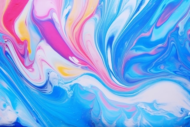 Colorful abstract painting background liquid marbling paint background fluid painting