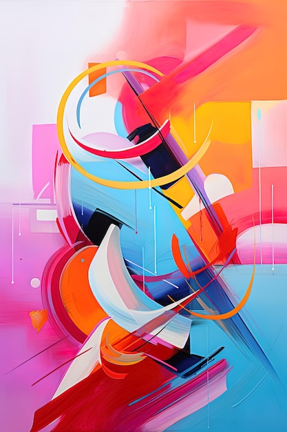 a colorful abstract painting of a colorful abstract background.