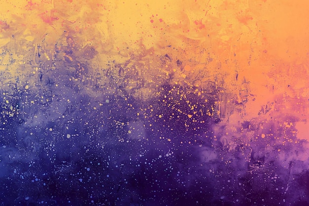 Photo a colorful abstract painting of a purple and orange colored backgroundmodern abstract background r