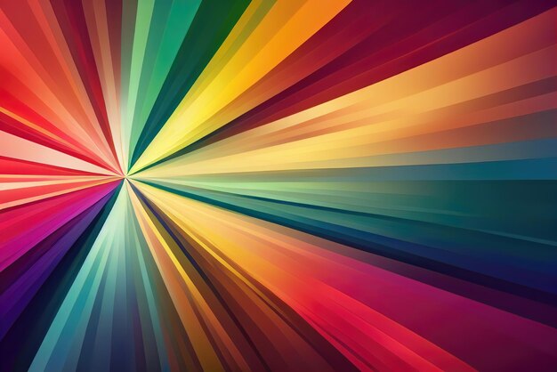 Colorful Abstract Patterns in Rainbow Color