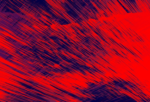 Photo colorful abstract red and blue energy texture with simple tech motion offset lines