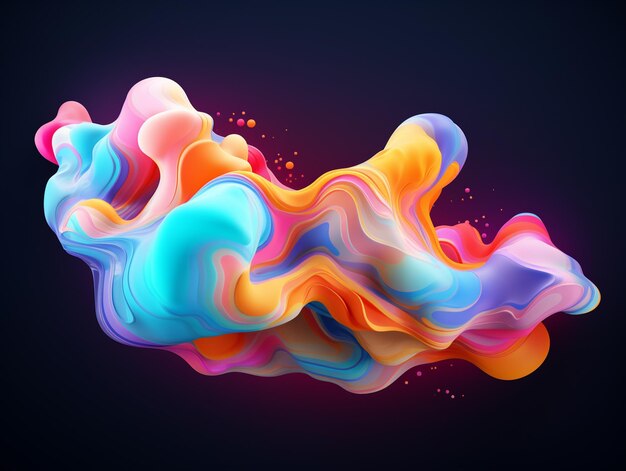 colorful abstract shape