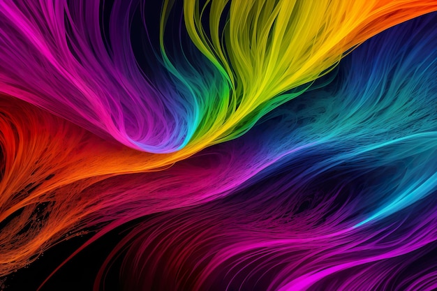 Colorful abstract smoke background