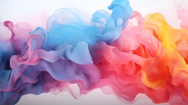 Foto sfondio astratto a colori con effetto fumo in stile carta da parati astratta