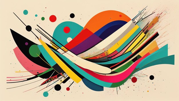 Colorful abstract styles