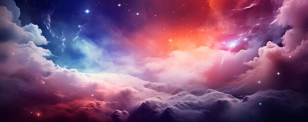 Colorful abstract universe textured background