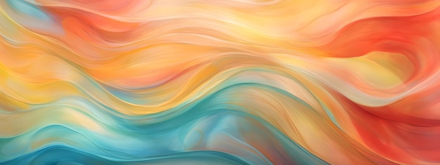 Colorful abstract wallpaper Artistic concept painting of a background 3d illustration wave smooth