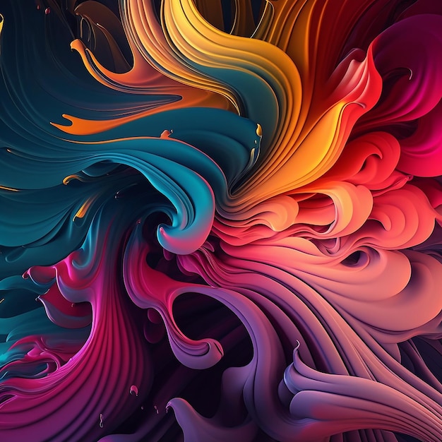 A colorful abstract wallpaper that says'the word'on it '