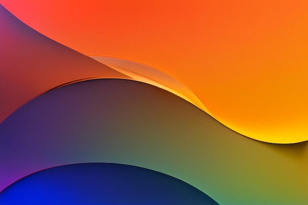 Photo colorful abstract wallpaper with a rainbow background