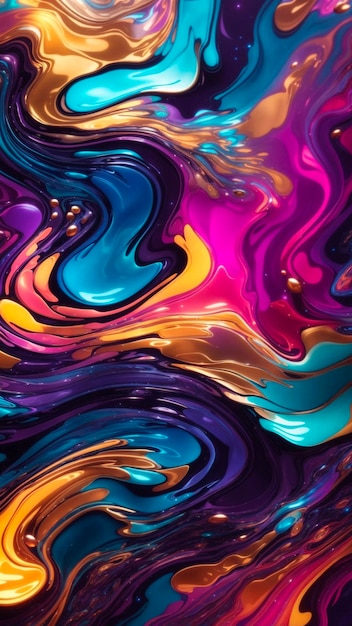 Photo colorful abstract wallpaper