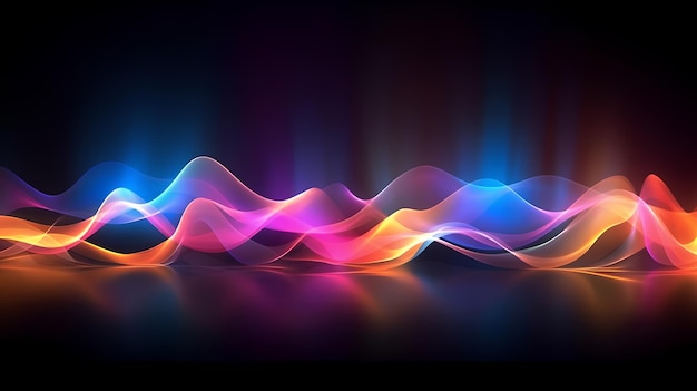 Colorful Abstract Wave Background