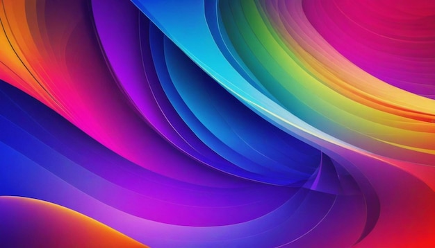 Colorful abstract wave background