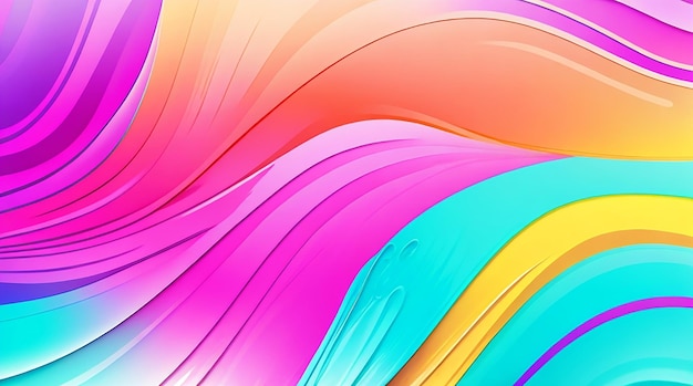 colorful abstract wave pattern background