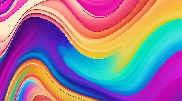 Colorful abstract wave pattern background