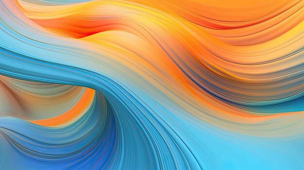 Colorful abstract waveGenerative Ai