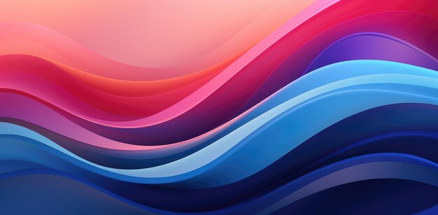 Photo a colorful abstract of waves and swirls