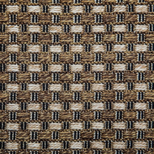 colorful african peruvian style rug surface close up. 