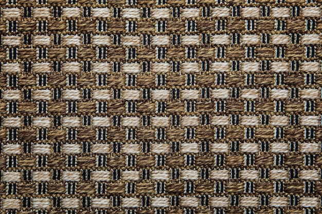 colorful african peruvian style rug surface close up. 