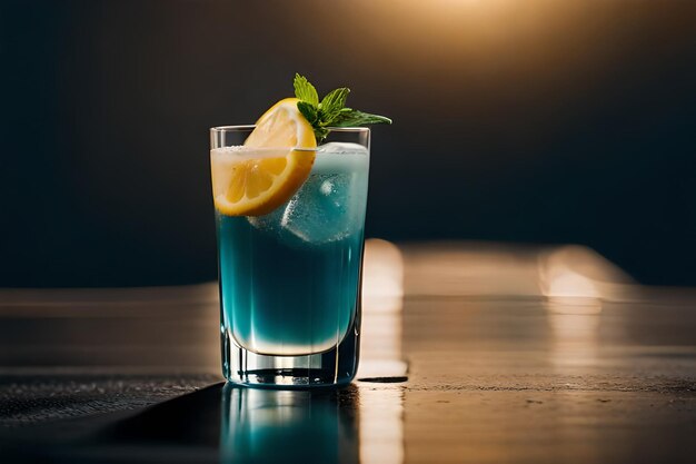 Colorful alcohol cocktail Alcoholic drink
