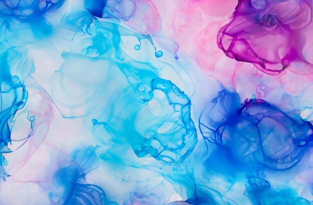 Colorful alcohol ink abstract background