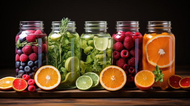 Colorful assortment of fruits and vegetables