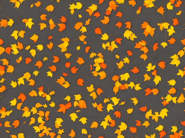 Colorful autumn leaves create a vibrant seasonal background showcasing the beauty of nature in fall