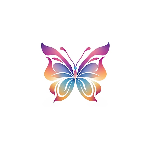 Красочная удивительная бабочка стимпанк бабочка современная футуристическая бабочка вектор бабочки