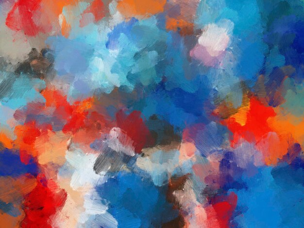 Красочный фон абстрактная кисть масляной живописи
